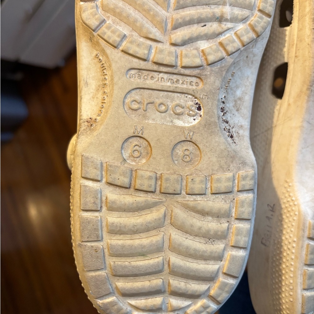 White Crocs Clogs - Picture 2 of 2